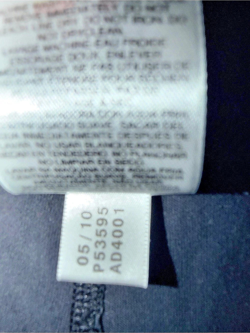 2005 Women’s adidas Black Track Pants with classic  3-line White Stripe ~ Size L - Picture 3 of 8